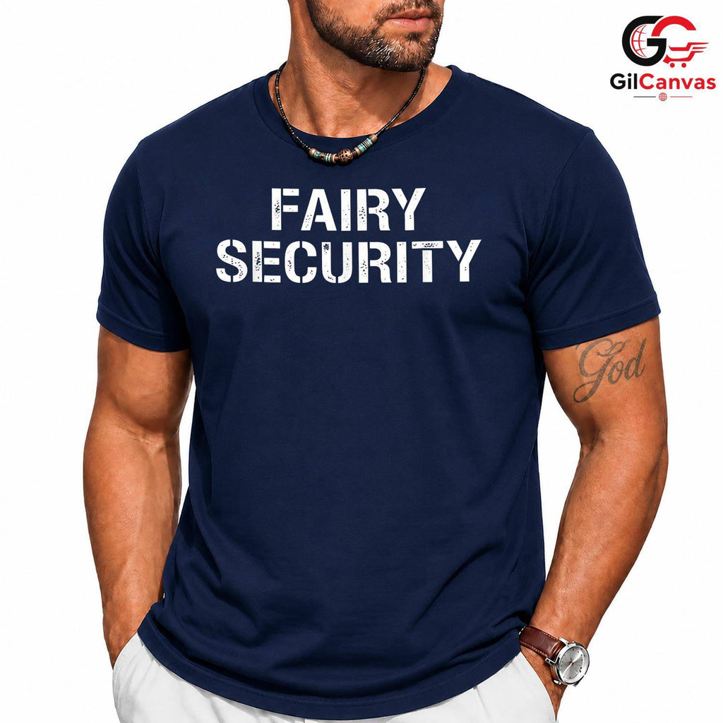 Fairy Security Costume Tee Shirt Unisex Spooky Halloween Party Gift Teens Adults