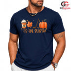 Fall Hockey Pumpkin Spice T-Shirt Unisex Cozy Autumn Sports Fan Game Day Gift