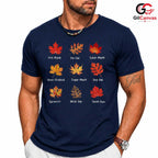 Fall Leaves Nature Season Tee Unisex Perfect Cozy Autumn Gift For All Ages