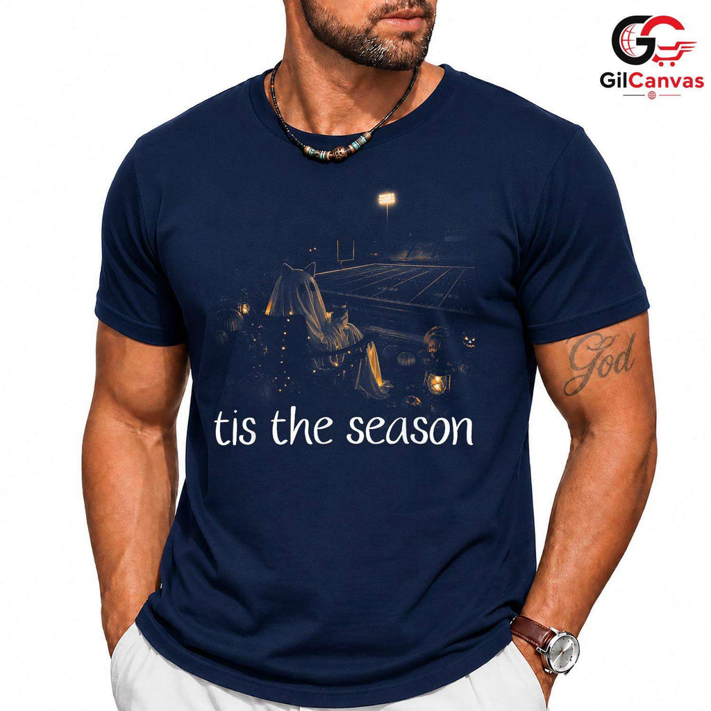 Football Fan Holiday Tee Shirt Unisex Tis The Season Sports Gift For Everyone