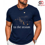 Football Fan Holiday Tee Shirt Unisex Tis The Season Sports Gift For Everyone