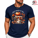 Fully Booked Fall T-Shirt Unisex Perfect Cozy Autumn Reading Gift Bookworms