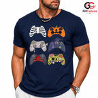 Gaming Controller Spooky T-Shirt Unisex Fun Halloween Gamer Gift Idea For Kids