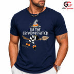Grandma Witch Halloween T-Shirt Unisex Funny Spooky Fall Gift For Grandmothers