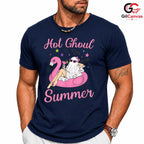 Hot Ghoul Summer Party T-Shirt Unisex Spooky Halloween Lover Gift Teens Adults
