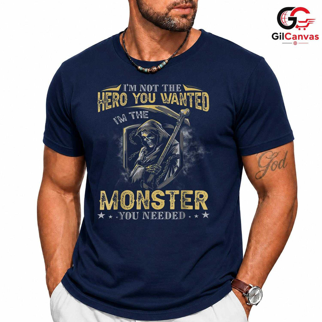 I Am The Monster Funny Tee Shirt Unisex Spooky Halloween Party Gift For Adults