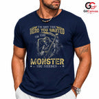 I Am The Monster Funny Tee Shirt Unisex Spooky Halloween Party Gift For Adults