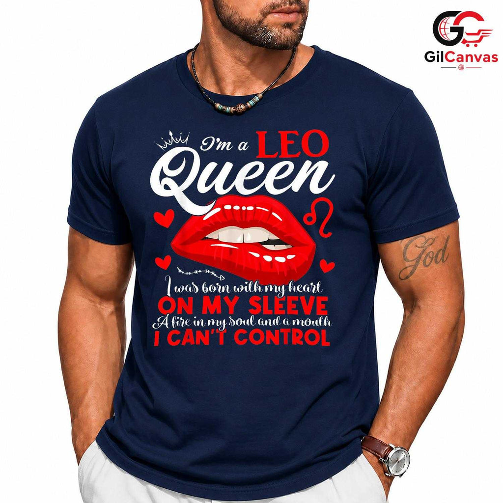 Leo Queen Astrology Tee Shirt Unisex Event Birthday Gift Idea For Women