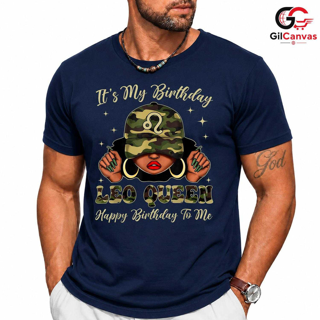 Leo Queen Special Day T-Shirt Unisex Birthday Celebration Gift For Women