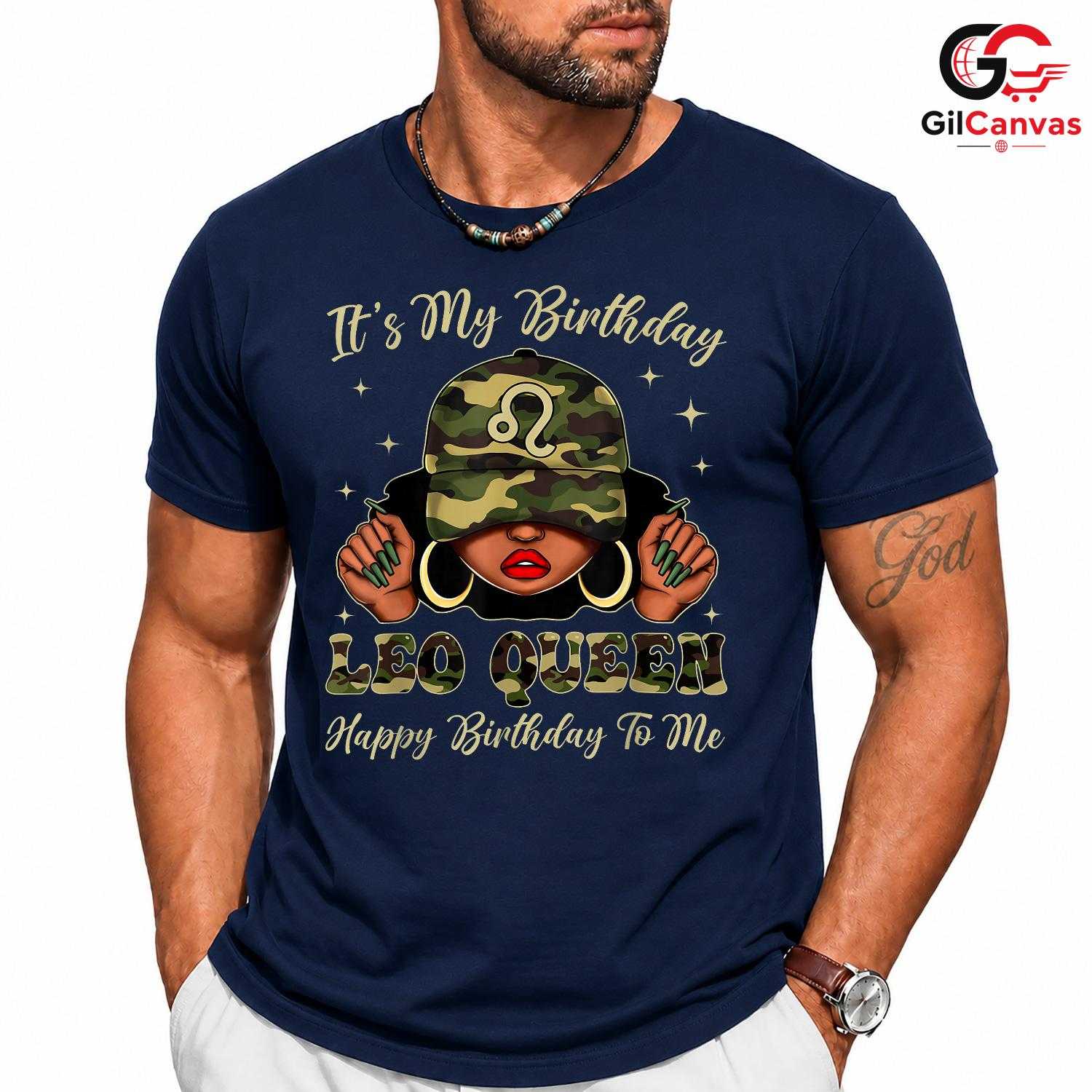 Leo Queen Special Day T-Shirt Unisex Birthday Celebration Gift For Women