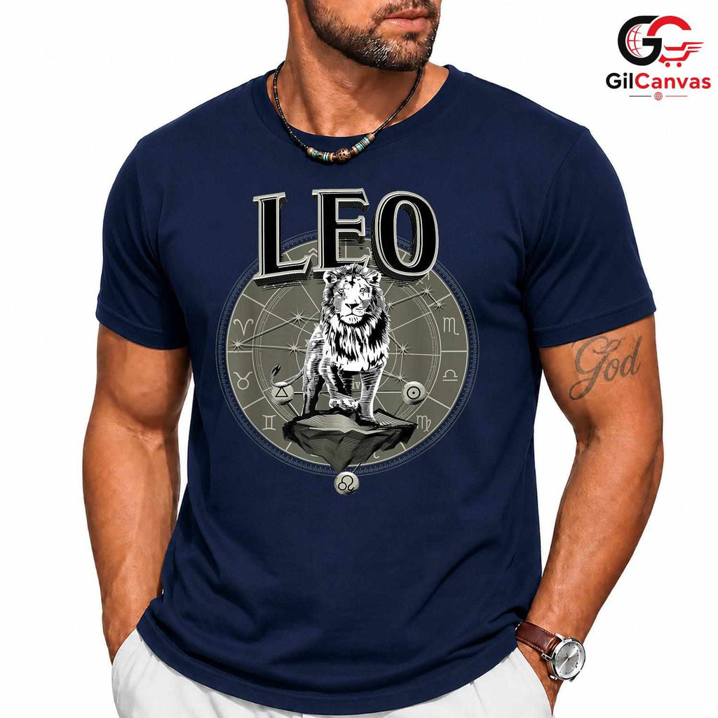 Leo Zodiac Sign Event T-Shirt Unisex Astrology Fan Birthday Gift For Men