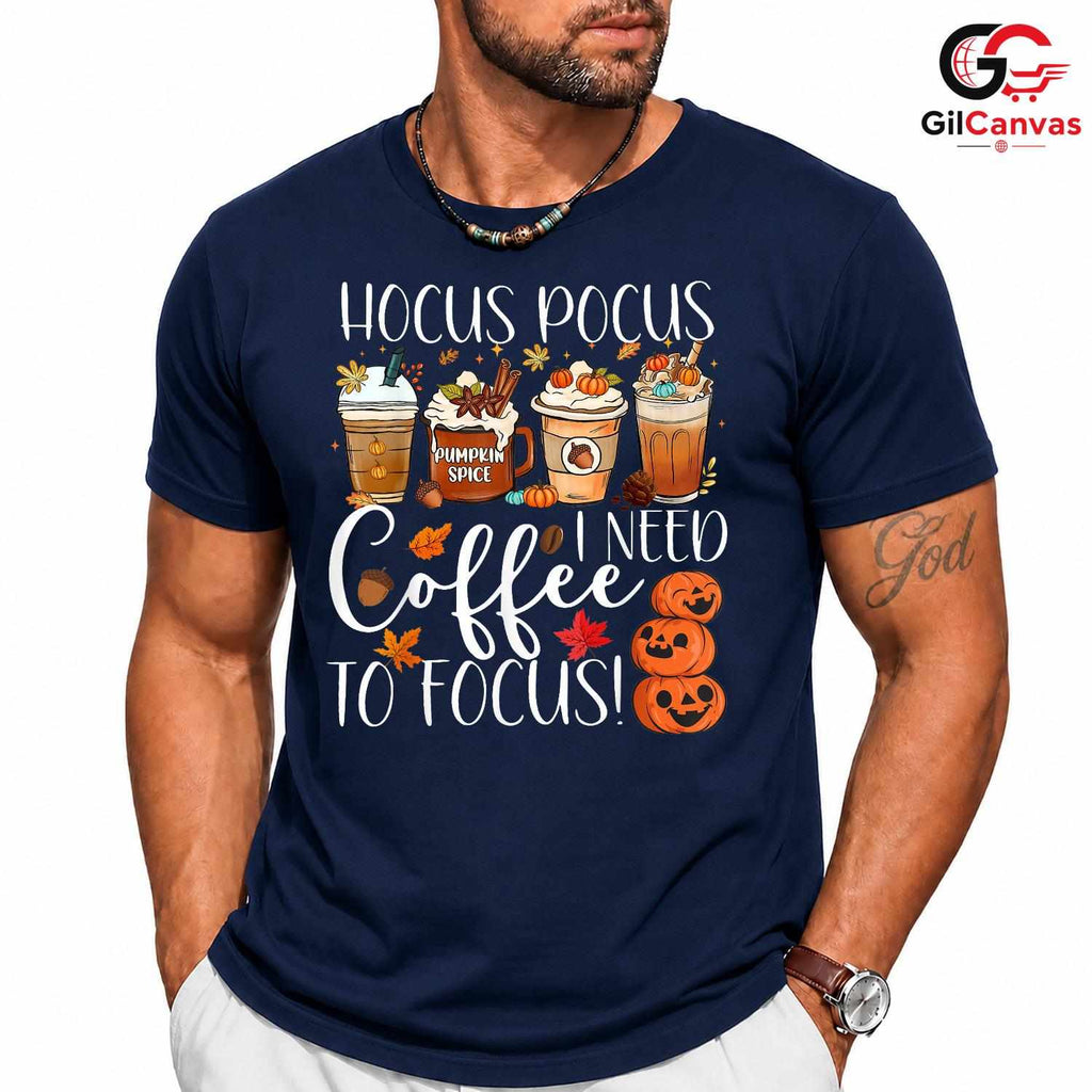 Magic Pumpkin Spice Coffee T-Shirt Unisex Funny Fall Witchy Halloween Gift