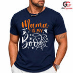 Mama Is My Boo Spooky Tee Shirt Unisex Fun Halloween Family Celebration Gift