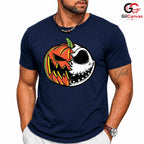 Pumpkin Skull Halloween T-Shirt Unisex Spooky Fun Event Gift Kids And Adults
