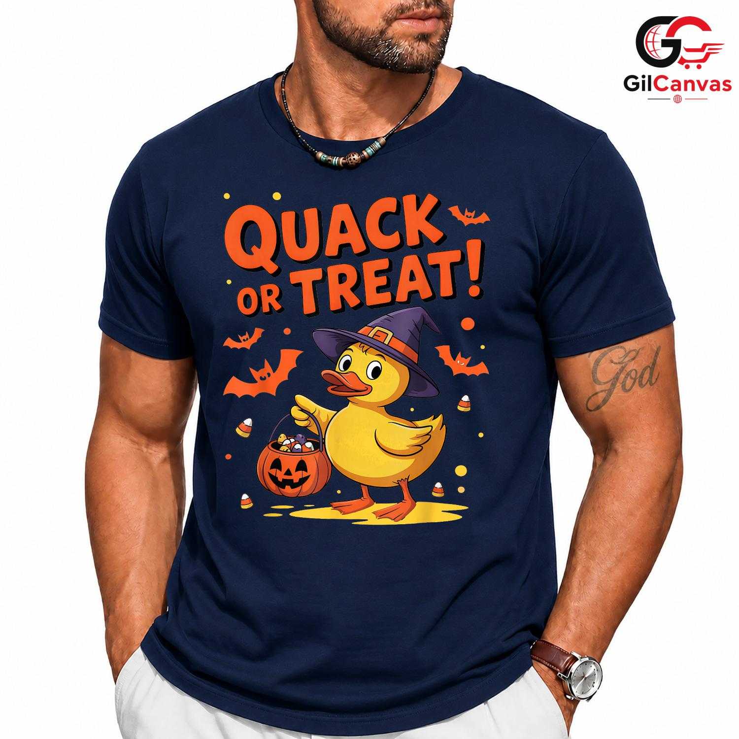 Quacking Duck Halloween T-Shirt Unisex Fun Trick Or Treat Gift Idea For Kids