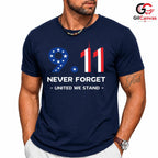 Remembrance Day Memorial Shirt Unisex Never Forget September Event Gift All