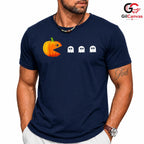 Retro Arcade Maze Ghost Tee Shirt Unisex Funny Spooky Gamer Party Costume