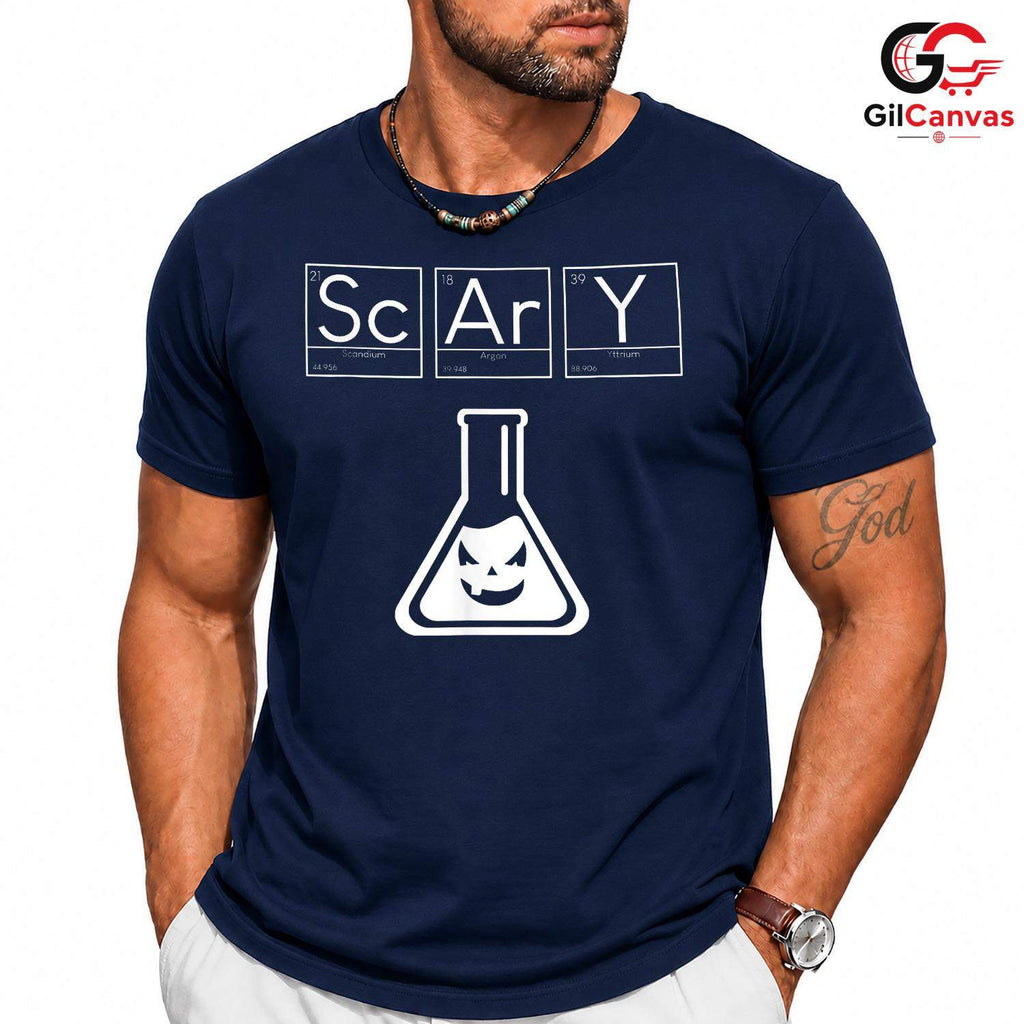 Scary Science Chemistry T-Shirt Unisex Fun Spooky Halloween Gift Idea For Kids