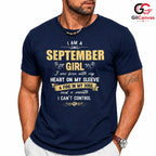 September Girl Special Tee Shirt Unisex Perfect Birthday Celebration Gift Her