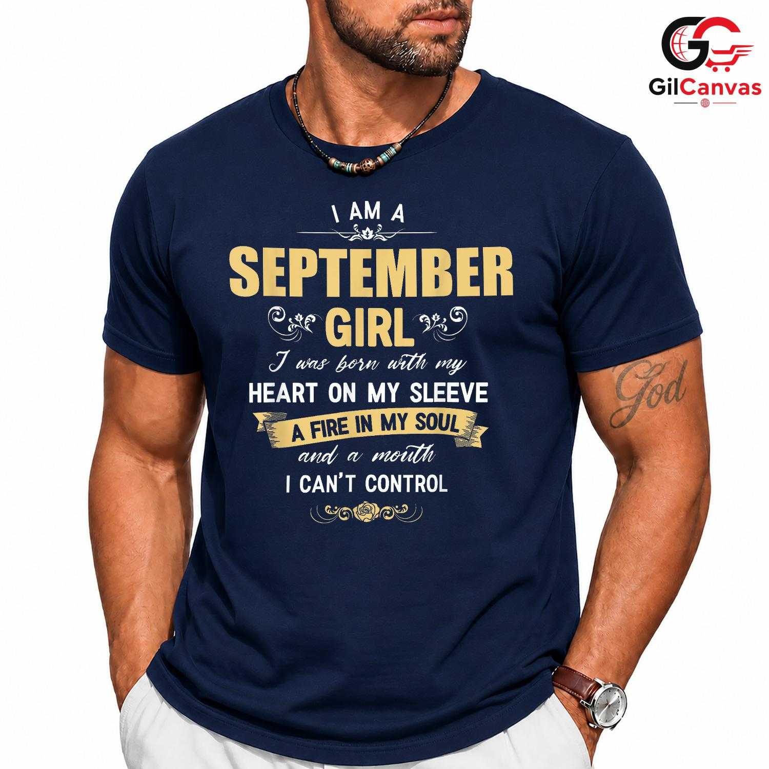 September Girl Special Tee Shirt Unisex Perfect Birthday Celebration Gift Her