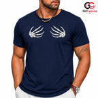 Skeleton Hands Bone Costume T-Shirt Unisex Funny Spooky Creepy Gift For Women