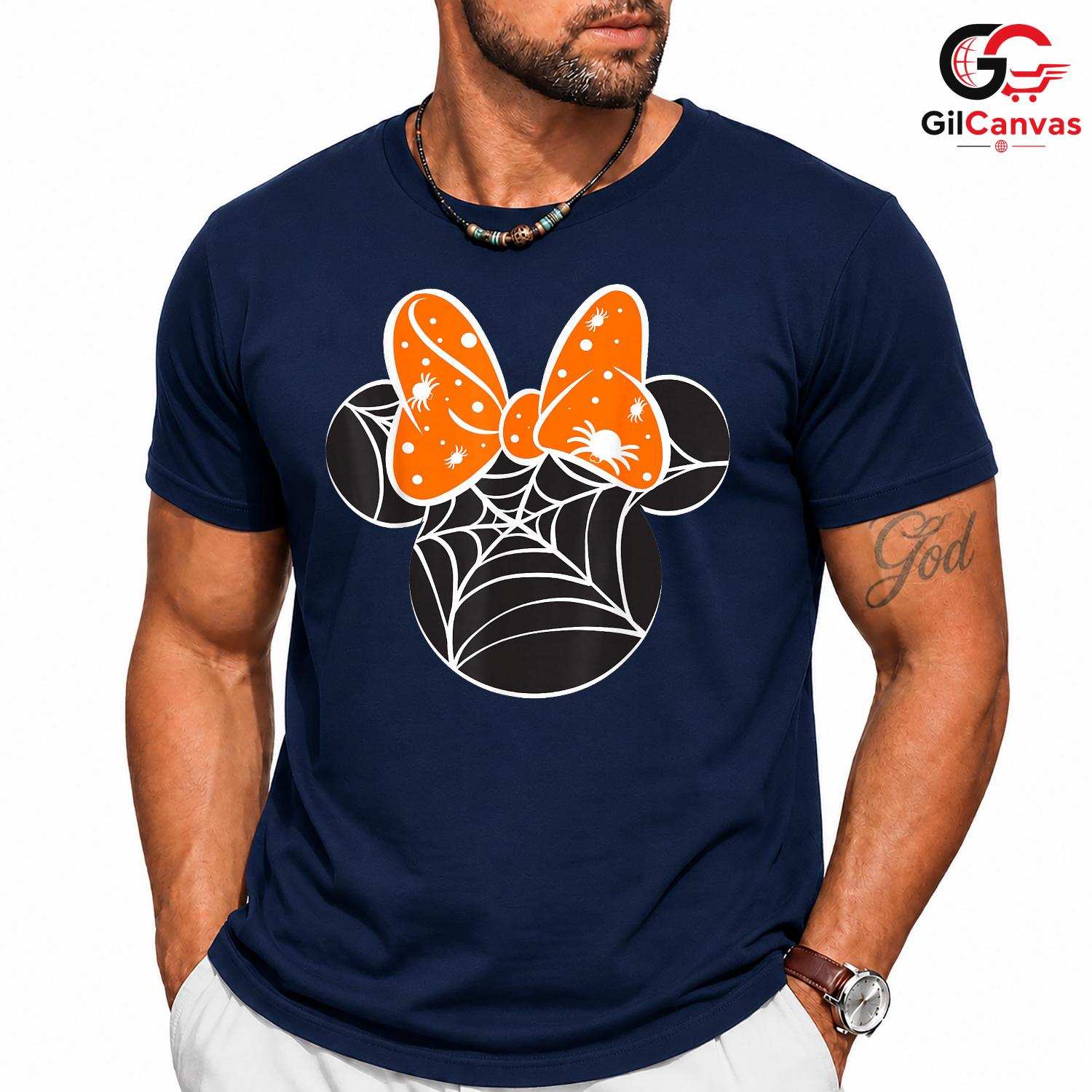 Spider Web Halloween Tee Shirt Unisex Fun Spooky Season Gift Kids And Teens