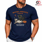 Spooky Cat Bakery Tee Shirt Unisex Fun Halloween Gift Idea For Cat Lovers