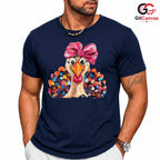 Thanksgiving Turkey Bow Shirt Unisex Colorful Fall Gift For Kids And Youth