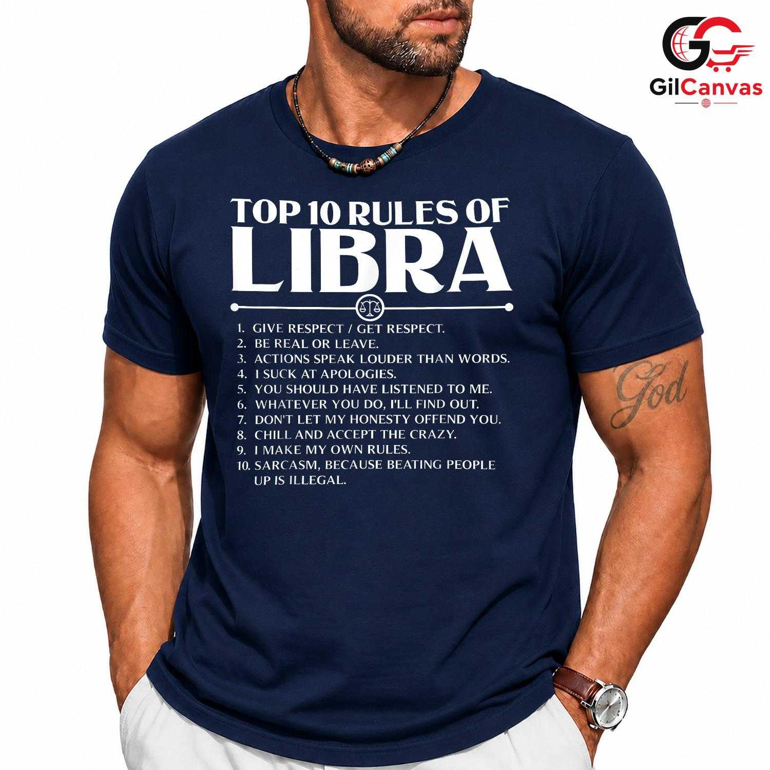 Top 10 Rules Of Libra Fall Tee Unisex Perfect Astrology Friend Birthday Gift
