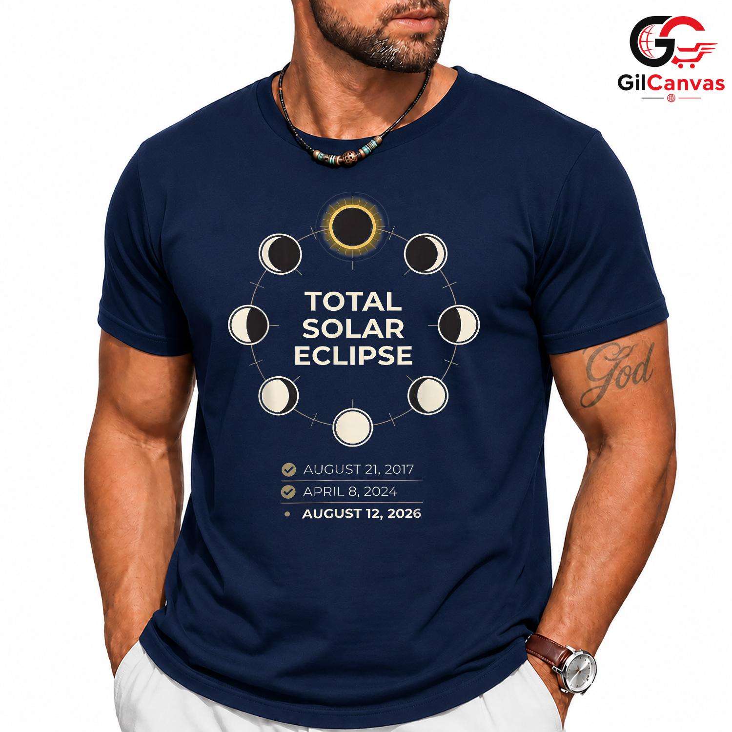 Total Solar Eclipse T-Shirt Unisex Astronomy Event Gift Idea Space Lovers