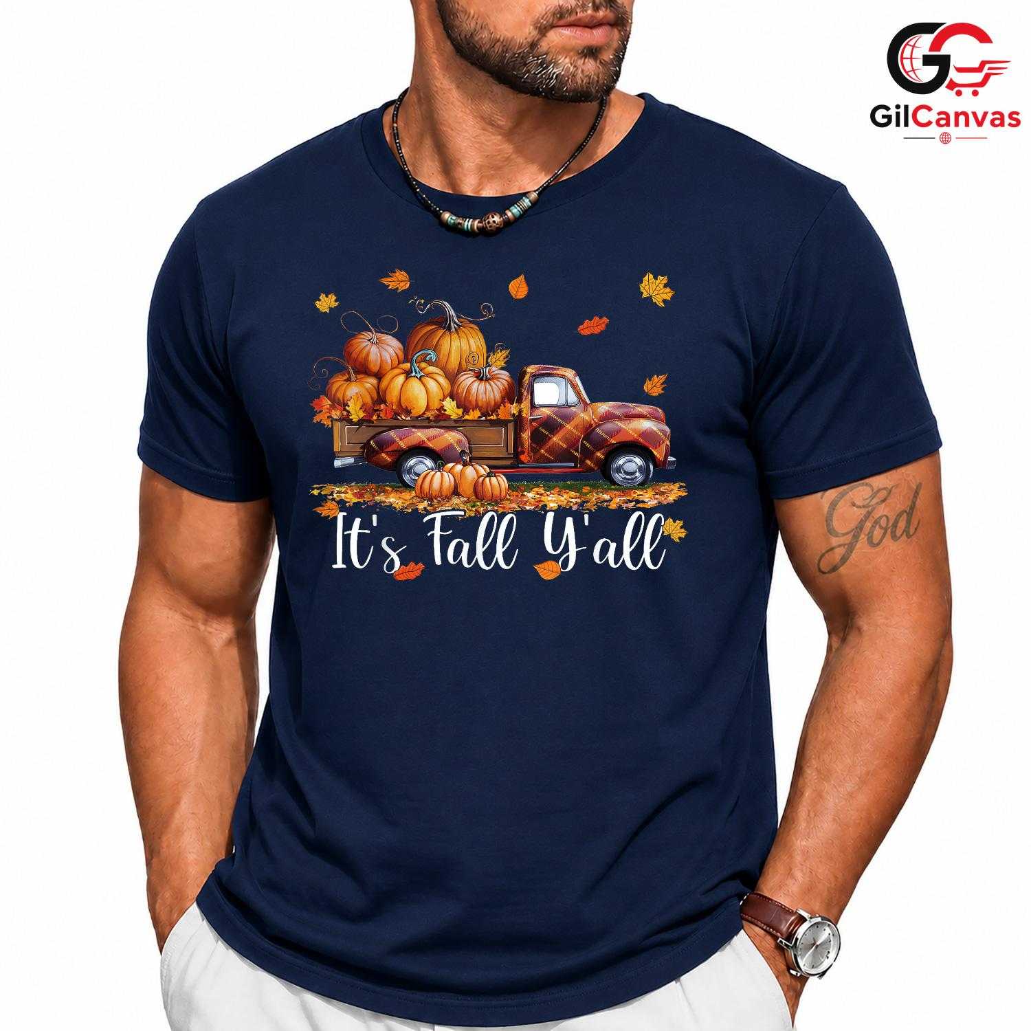 Vintage Truck Pumpkin Fall Tee Unisex Cozy Autumn Lover Celebration Gift Idea