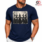 Vintage Witch Sisterhood Tee Shirt Unisex Empowering Spooky Gift For Women