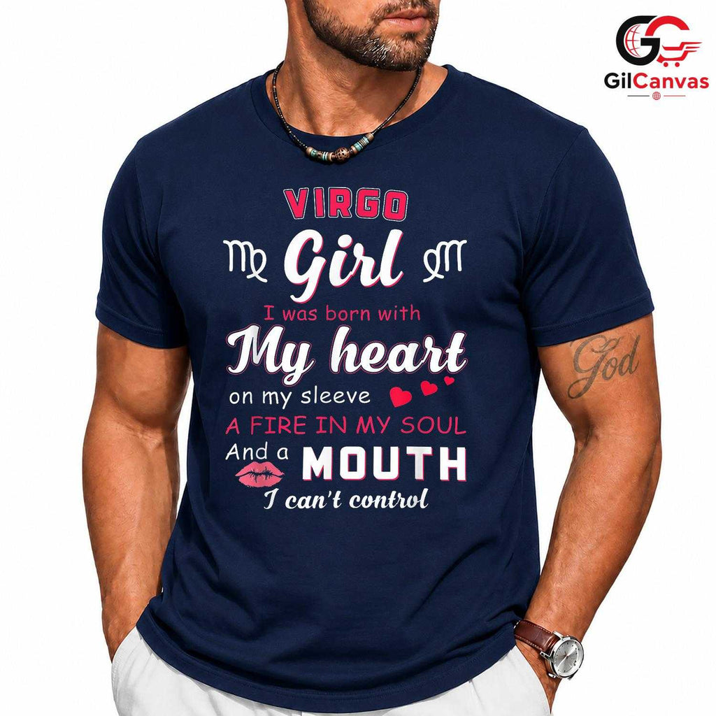 Virgo Girl Zodiac Quote Shirt Unisex Sassy Astrology Birthday Gift For Women