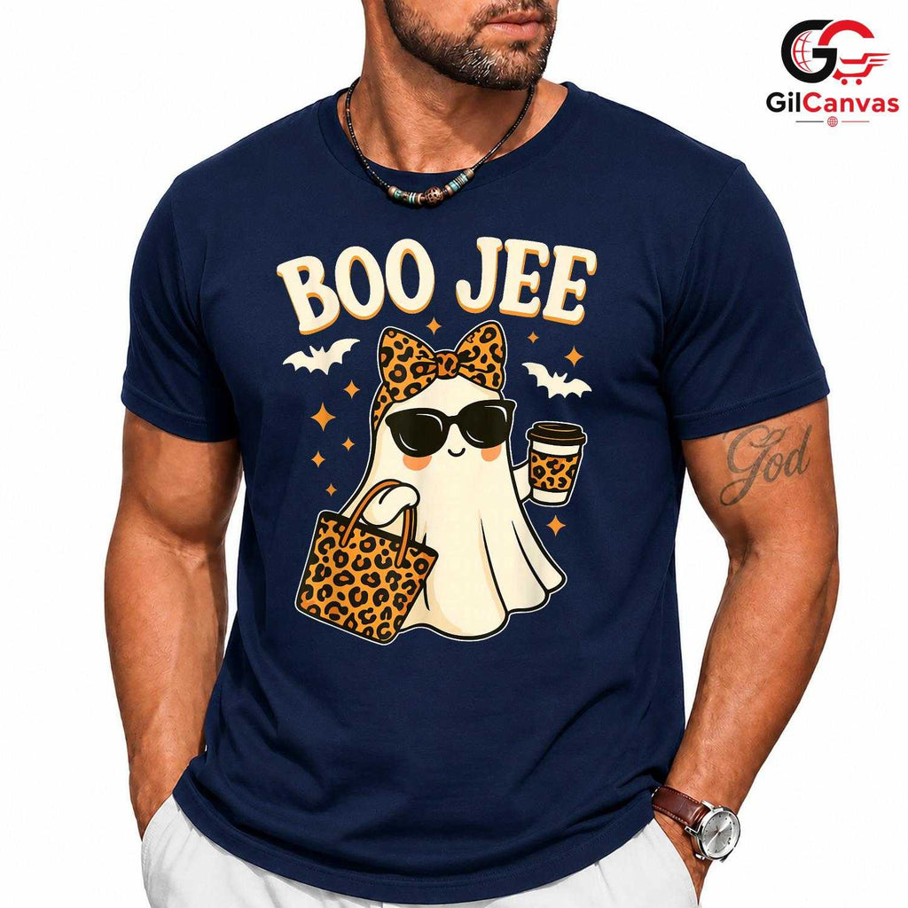 Women Boo Jee Ghost Tee Shirt Unisex Perfect Spooky Fall Event Gift For Her
